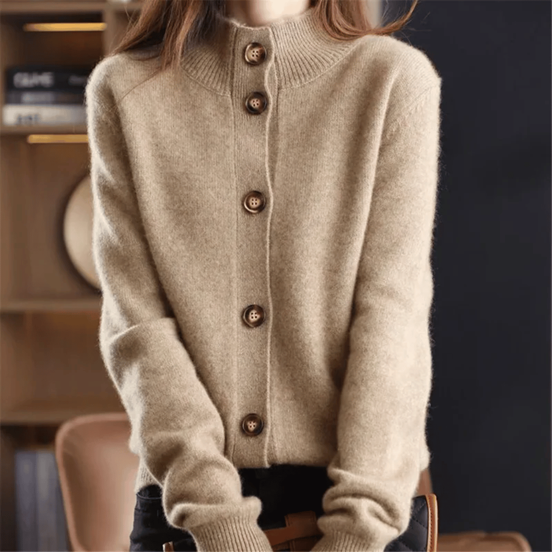 Cardigan Grace in Cashmere Celeste