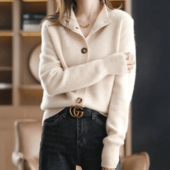 Cardigan Grace in Cashmere Celeste