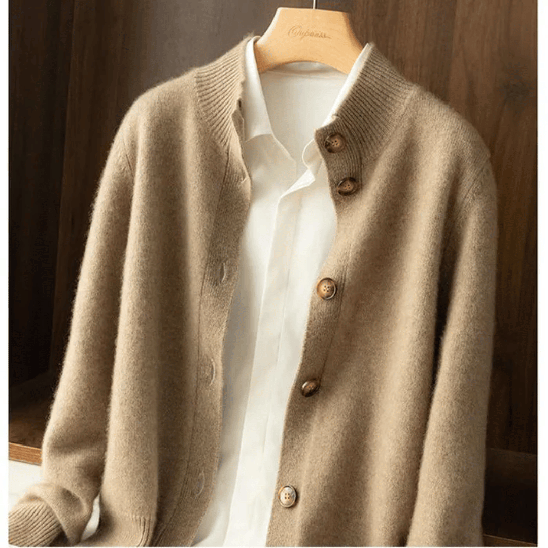 Cardigan Grace in Cashmere Celeste
