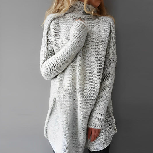Maglione Amora a collo alto in maglia