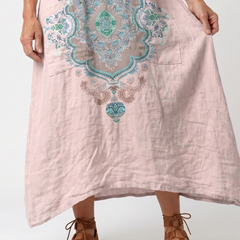 Abito Midi Relaxed con Pannelli Design e Tasche