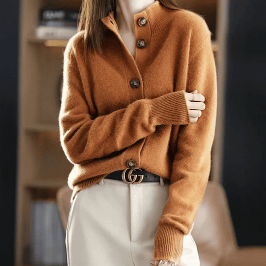 Cardigan Grace in Cashmere Celeste