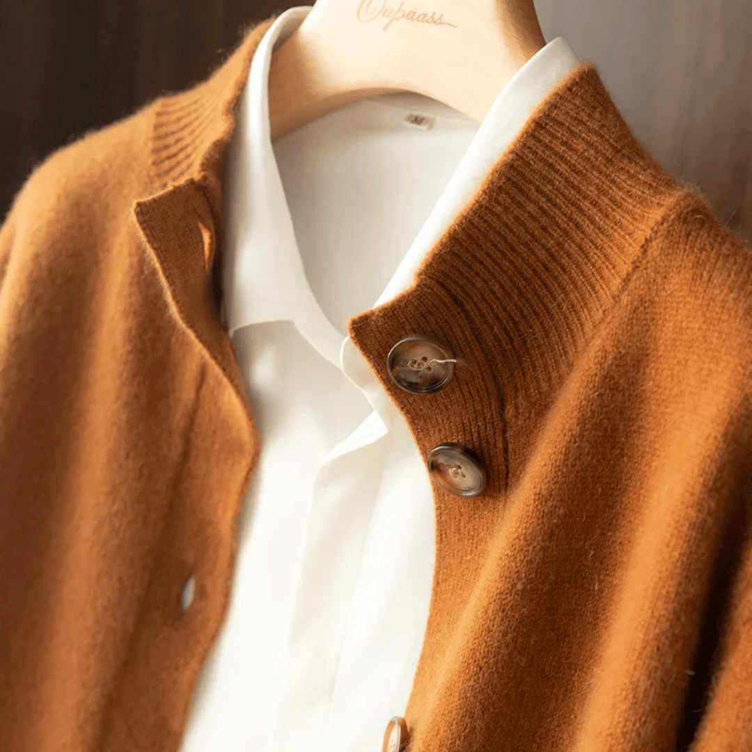 Cardigan Grace in Cashmere Celeste