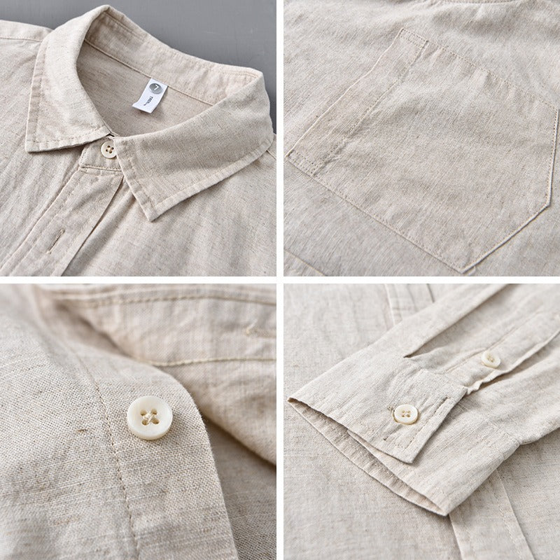 Camicia in Lino 100% Tropicana