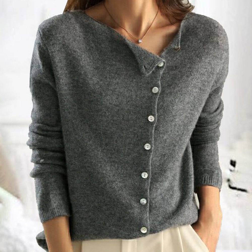 Cardigan in Maglia con Bottoni Alora