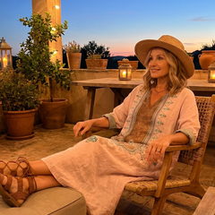 Abito Midi Relaxed con Pannelli Design e Tasche