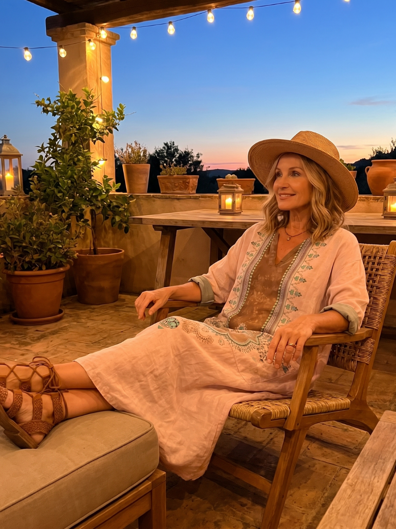 Abito Midi Relaxed con Pannelli Design e Tasche