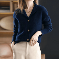 Cardigan Grace in Cashmere Celeste