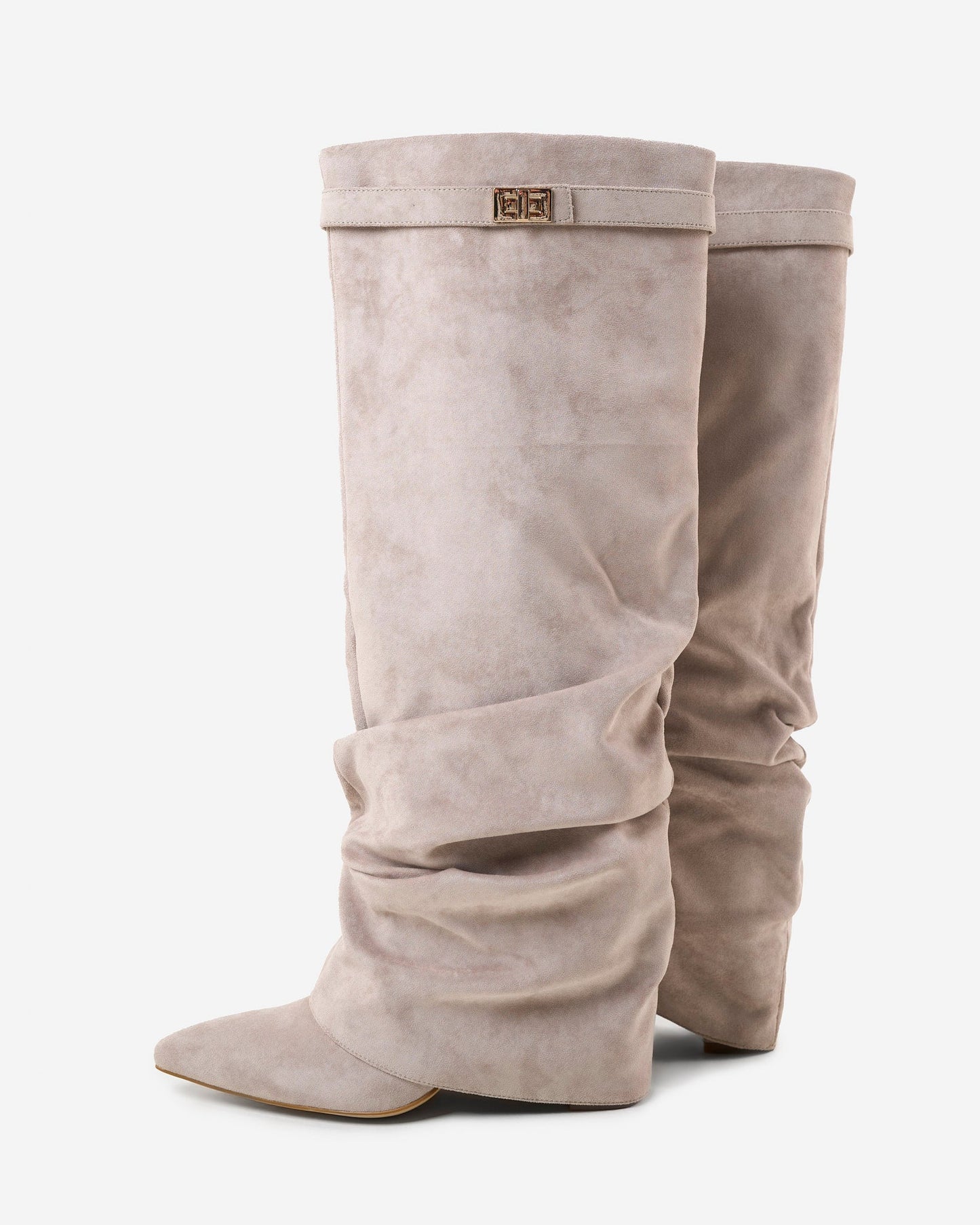 Stivali al Ginocchio Lavista Slouchy in Camoscio – Talpa