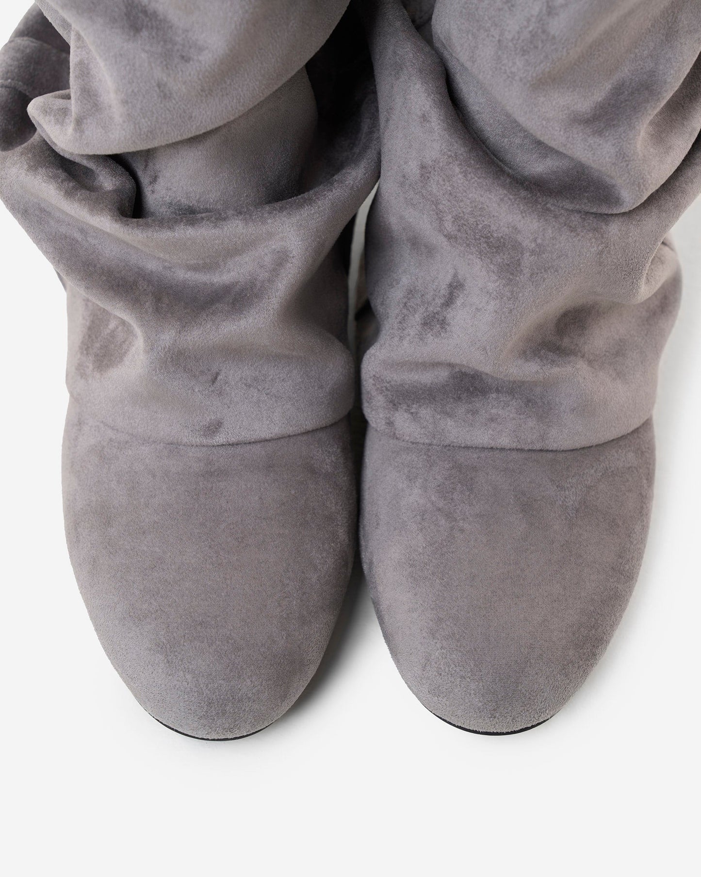 Stivali Emilia Slouchy in Camoscio – Grigio