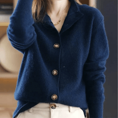 Cardigan Grace in Cashmere Celeste