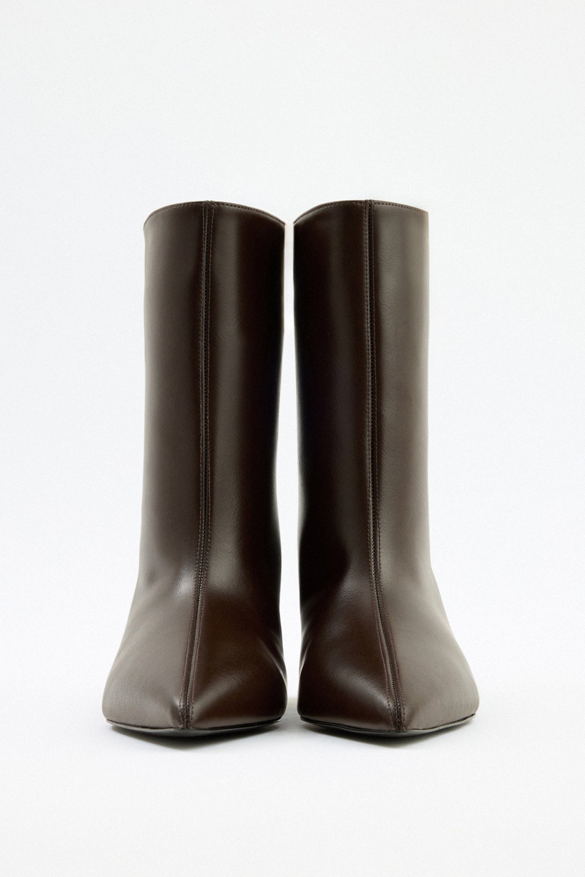 Stivaletti Aria in Pelle – Marrone Scuro