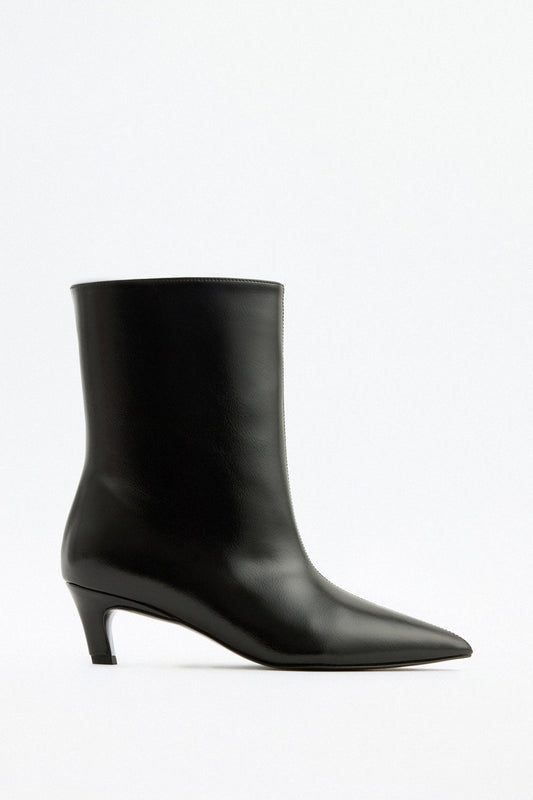 Stivaletti Aria in Pelle – Nero