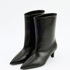 Stivaletti Aria in Pelle – Nero