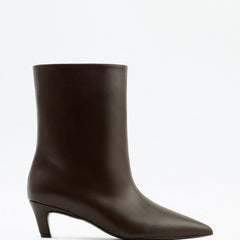 Stivaletti Aria in Pelle – Marrone Scuro