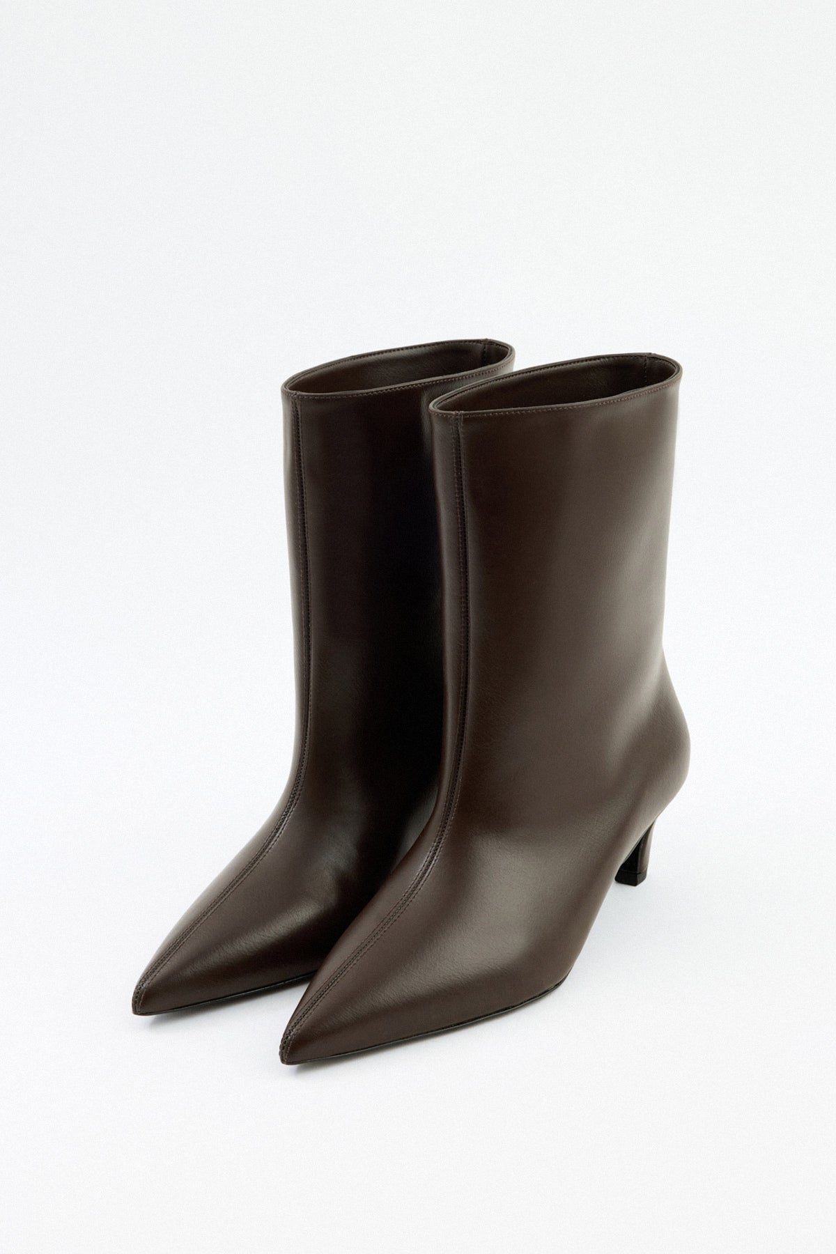 Stivaletti Aria in Pelle – Marrone Scuro