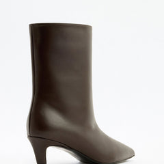 Stivaletti Aria in Pelle – Marrone Scuro