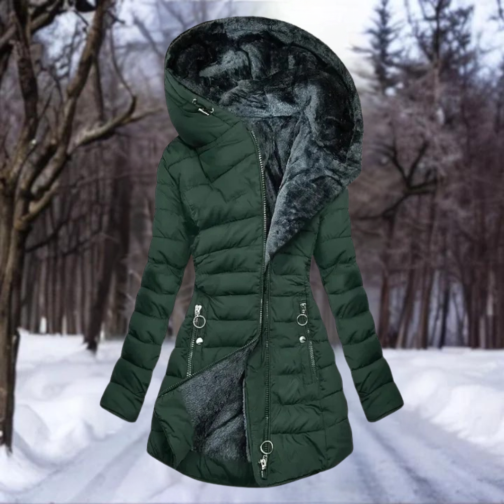 Cappotto con cappuccio Milano Plush