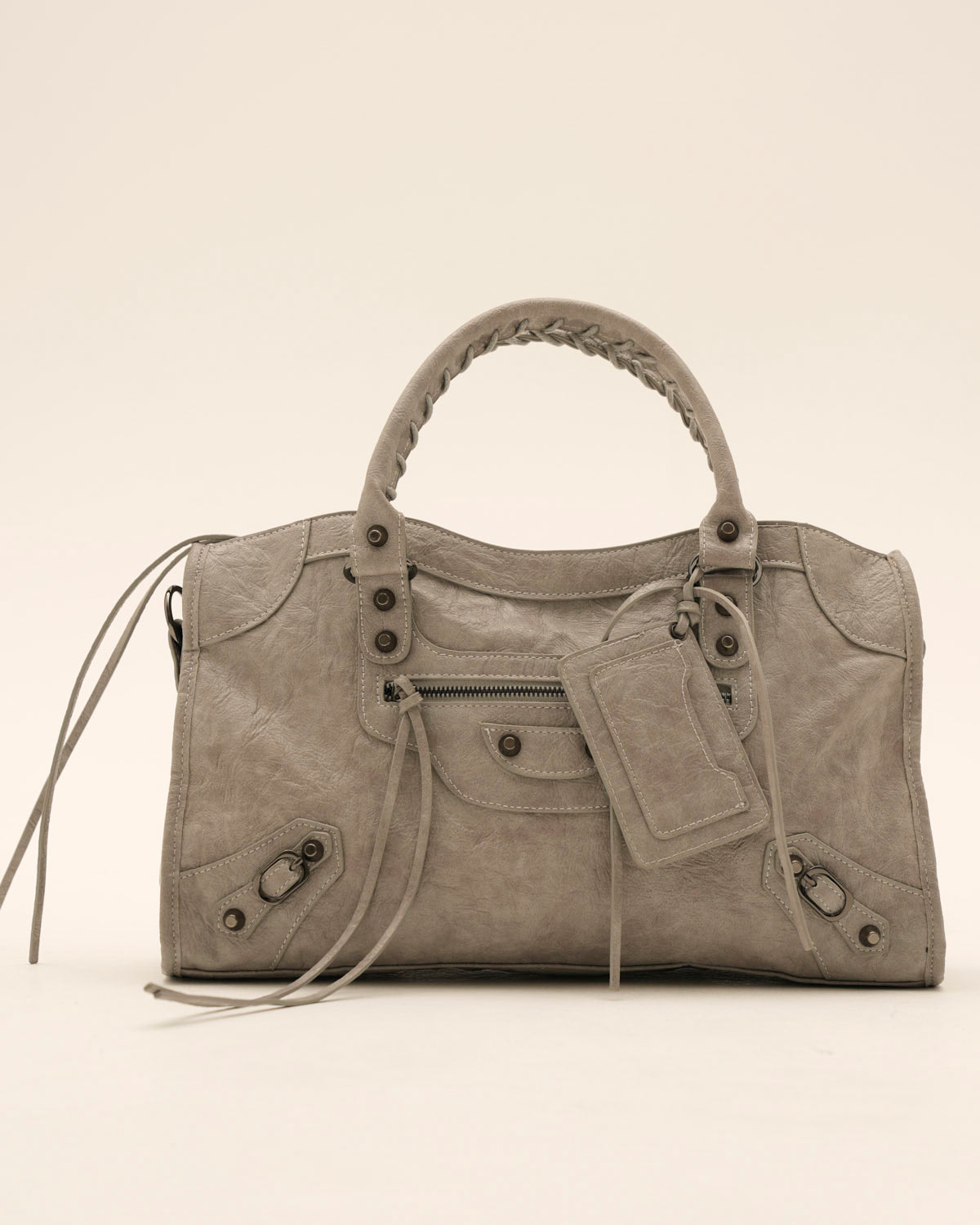 Borsa It Girl Grande – Grigio Chiaro