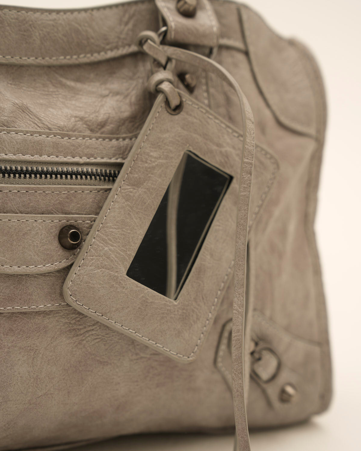 Borsa It Girl Grande – Grigio Chiaro