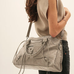 Borsa It Girl Grande – Grigio Chiaro