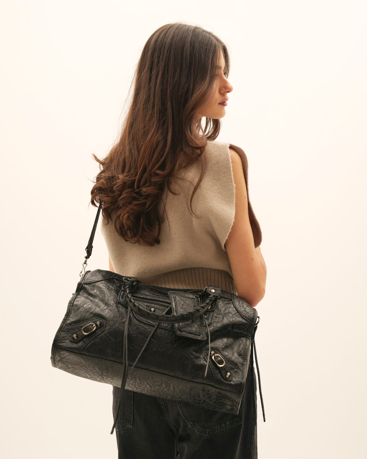 Borsa It Girl Grande – Nero