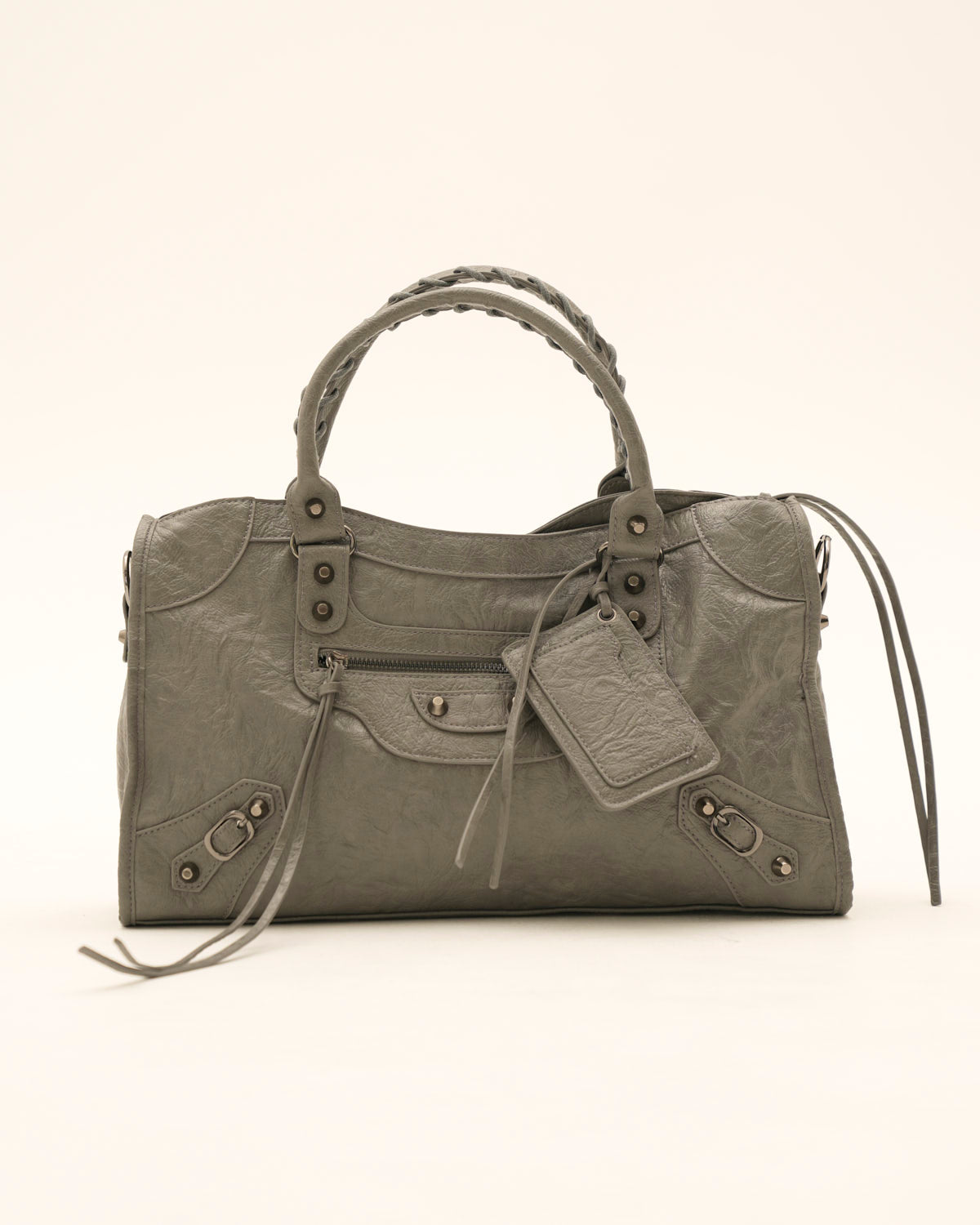 Borsa It Girl Grande – Grigio Scuro