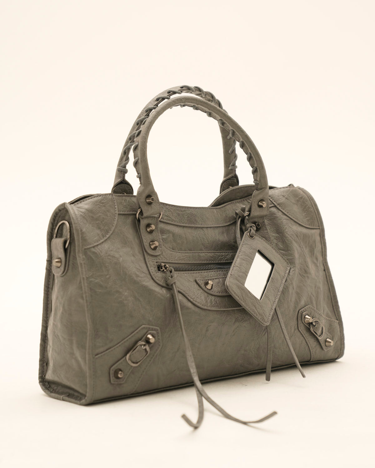 Borsa It Girl Grande – Grigio Scuro