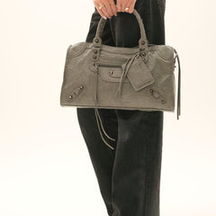 Borsa It Girl Grande – Grigio Scuro