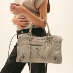 Borsa It Girl Media – Grigio Chiaro