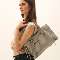Borsa It Girl Media – Grigio Chiaro
