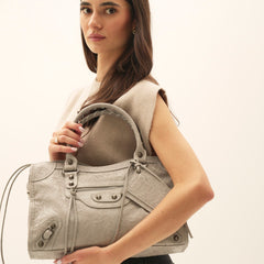 Borsa It Girl Media – Grigio Chiaro