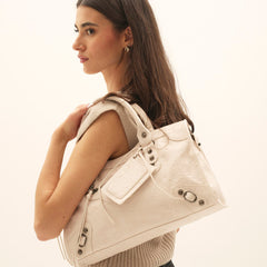 Borsa It Girl Media – Beige Chiaro
