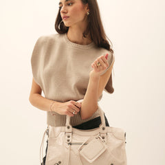 Borsa It Girl Media – Beige Chiaro