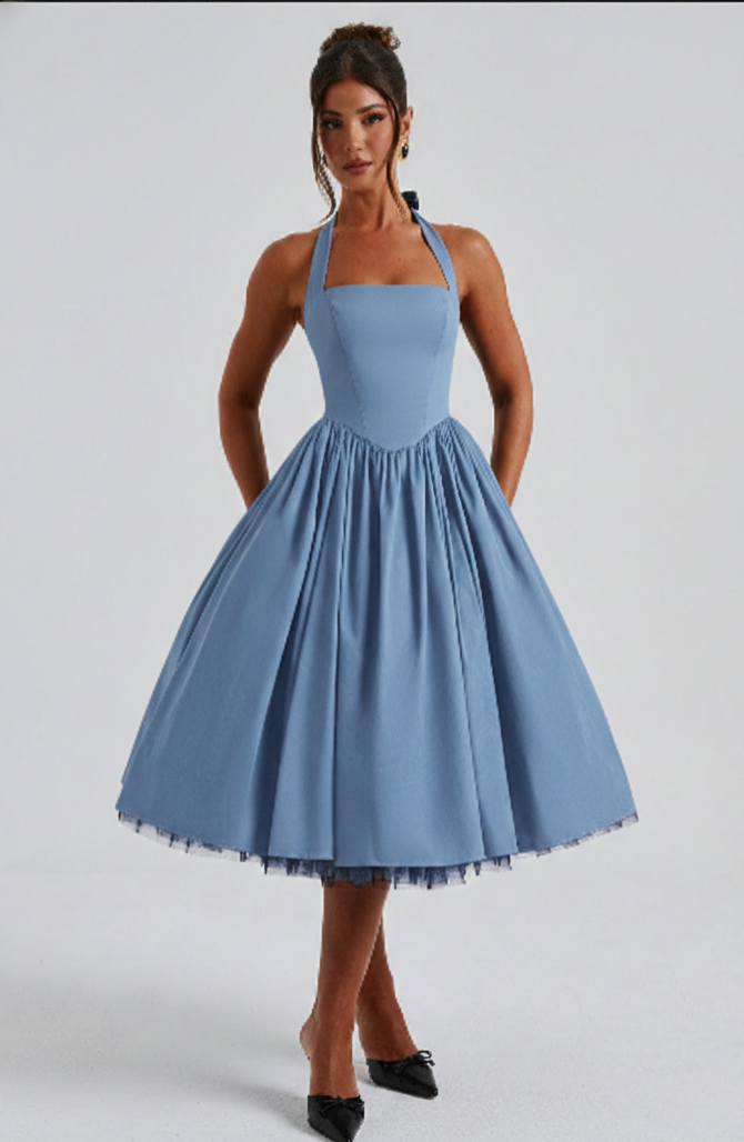 Abito midi Lhey Halter