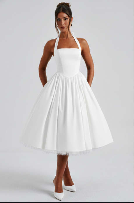 Abito midi Lhey Halter