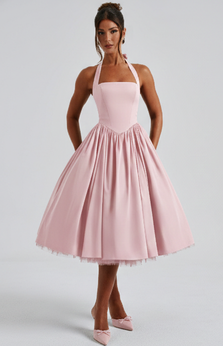 Abito midi Lhey Halter