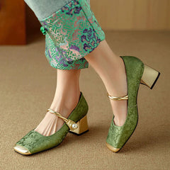 Scarpe Savona con Tacco Largo