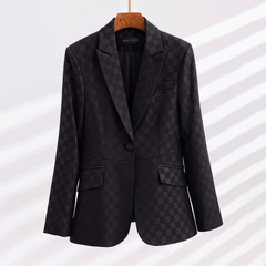 Blazer scozzese elegante Eva