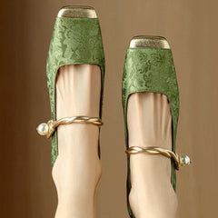 Scarpe Savona con Tacco Largo