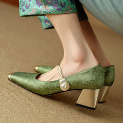 Scarpe Savona con Tacco Largo