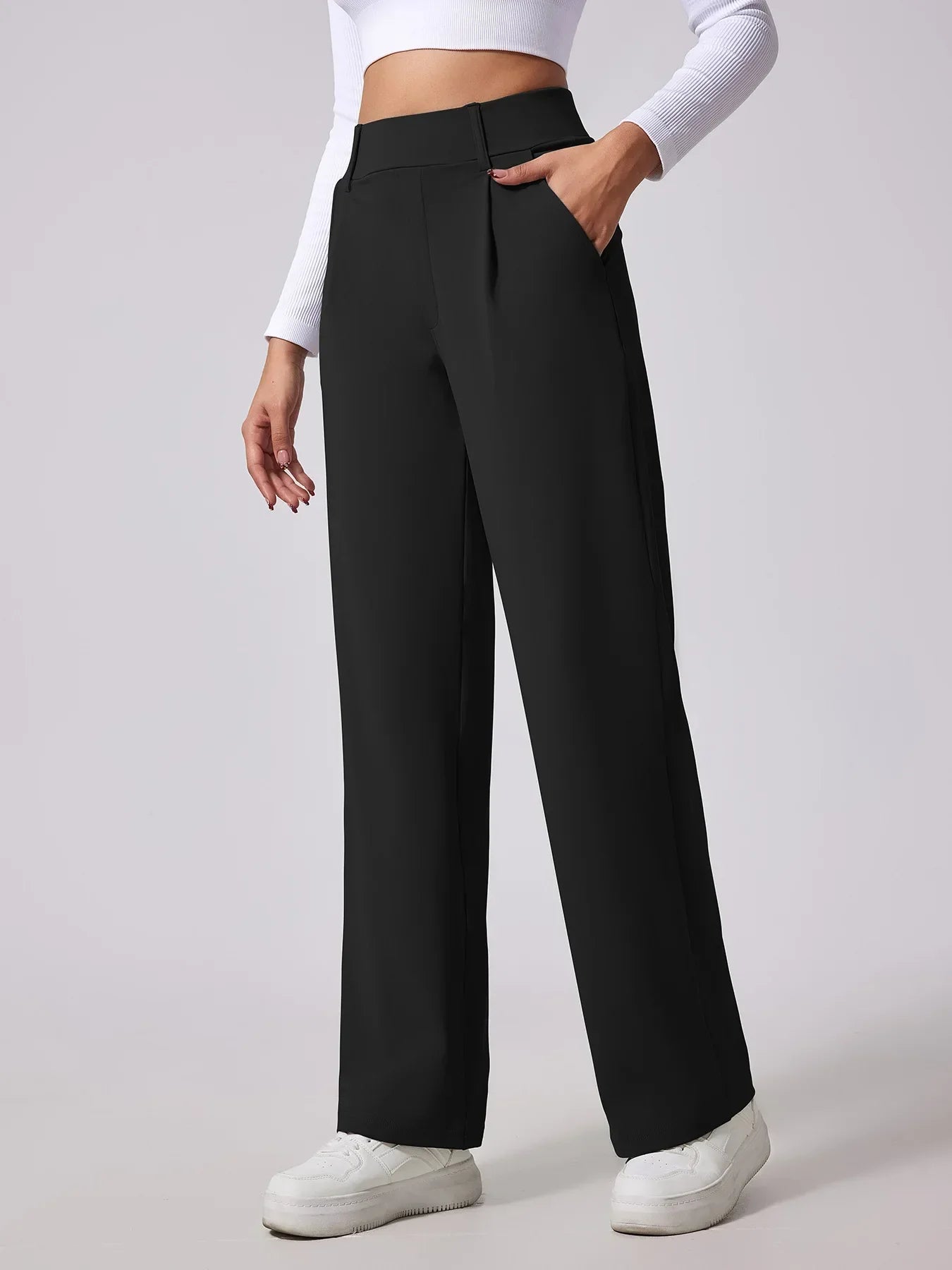 Pantaloni Verona a vita alta