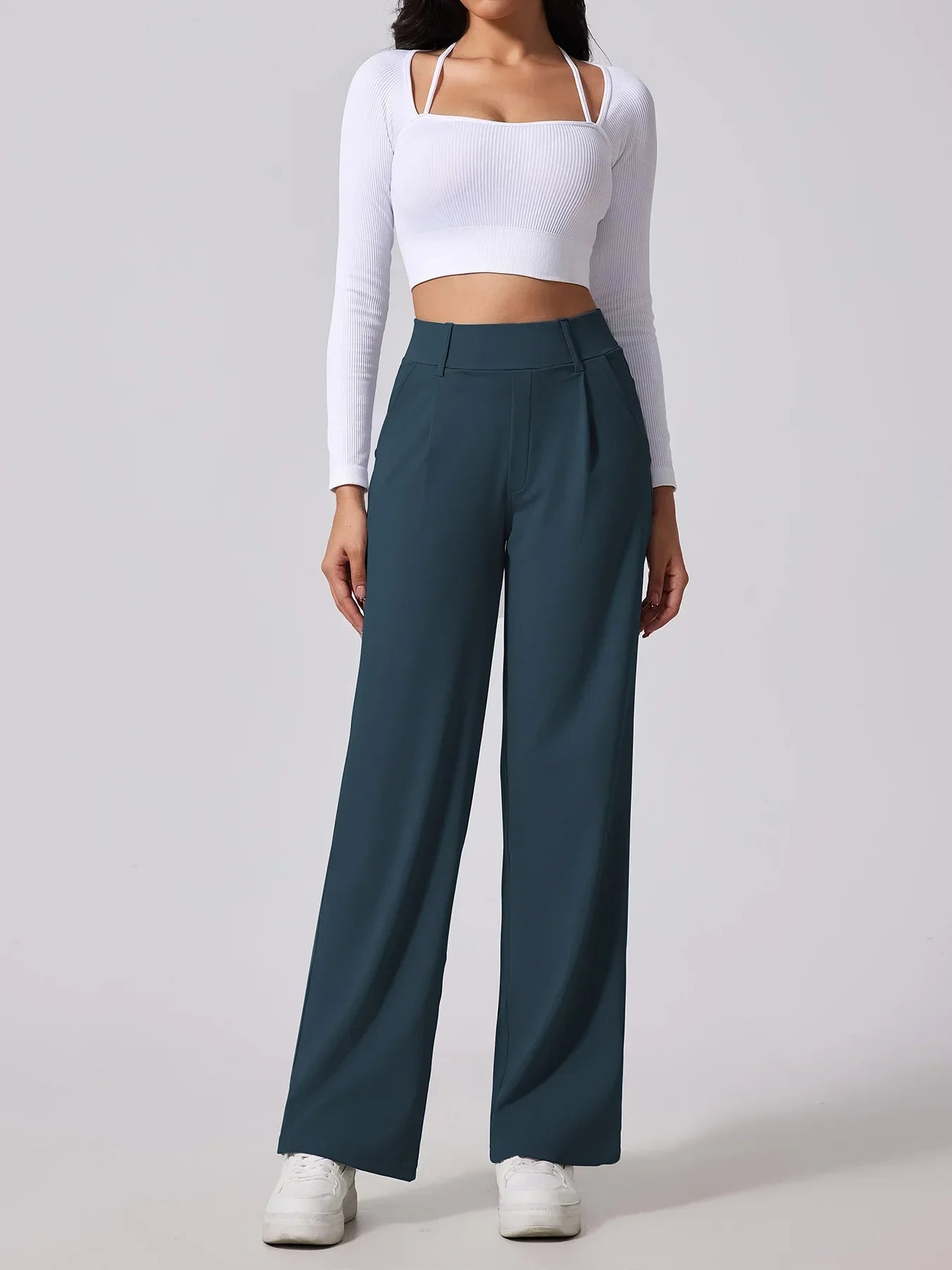 Pantaloni Verona a vita alta