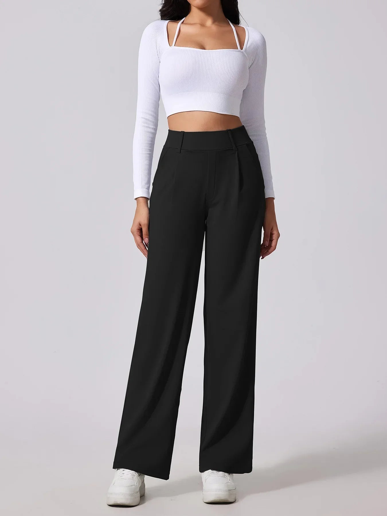 Pantaloni Verona a vita alta