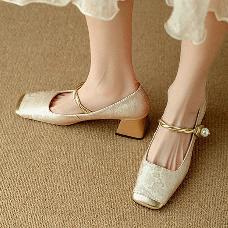 Scarpe Savona con Tacco Largo