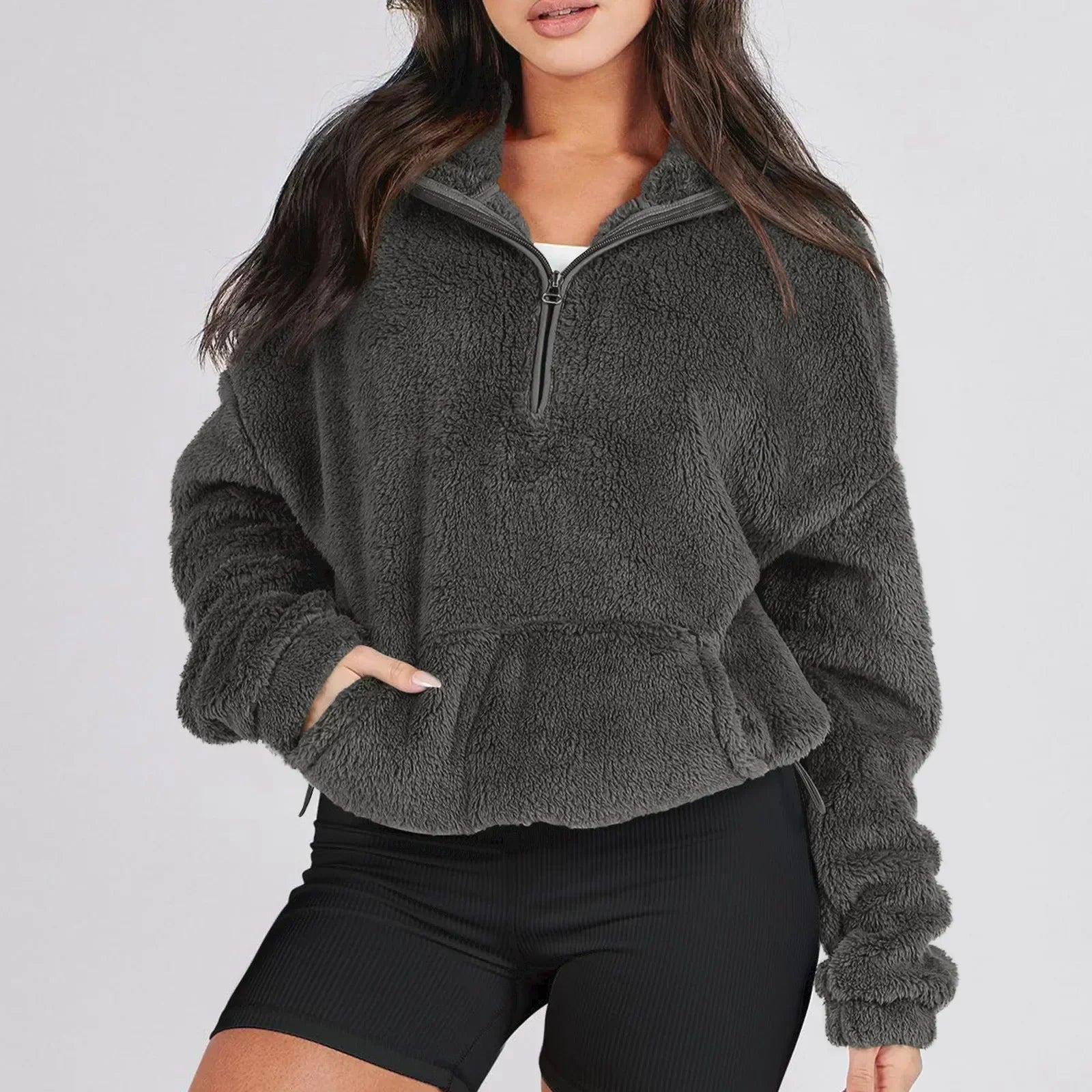 Maglione Aosta a mezza zip