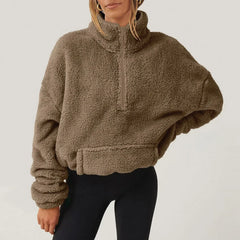 Maglione Aosta a mezza zip
