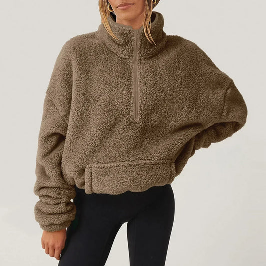 Maglione Aosta a mezza zip