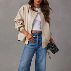 Giubbotto Oversize Bari in Ecopelle