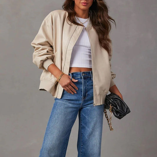 Giubbotto Oversize Bari in Ecopelle